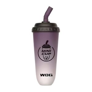 WDG ミニカップ使い捨て電子タバコ 5000 パフ - カシスジュース