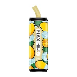Max Mi wu コーラ缶 使い捨て電子タバコ 3600 パフ - マンゴーアイス