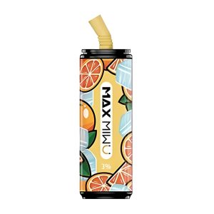 Max Mi wu コーラ缶 使い捨て電子タバコ 3600 パフ - オレンジソーダ