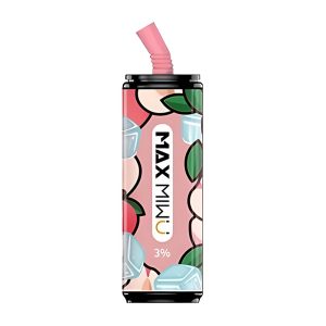 Max Mi wu コーラ缶 使い捨て電子タバコ 3600 パフ - ピーチポップシクル
