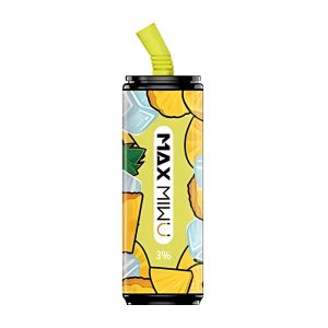 Max Mi wu コーラ缶 使い捨て電子タバコ 3600 パフ - パイナップル ストーム
