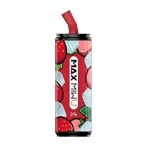 Max Mi wu コーラ缶 使い捨て電子タバコ 3600 パフ - バイタリティストロベリー