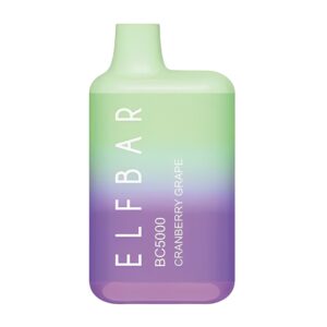 ELF BAR 使い捨て電子タバコ BC 5000 パフ - クランベリー グレープ