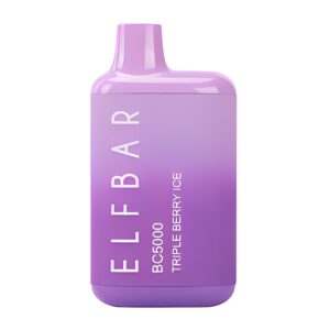 ELF BAR 使い捨て電子タバコ BC 5000 パフ - トリプルベリーアイス