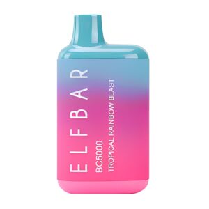 ELF BAR 使い捨て電子タバコ BC 5000 パフ - トロピカル レインボー ブラスト