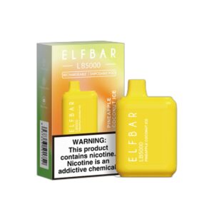 ELF BAR LB5000 Disposable 5000パフ Pineapple Coconut Ice
