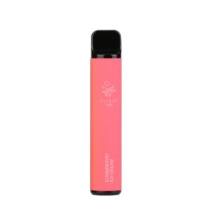 ELF BAR 1500 Disposable 1500パフ Strawberry Ice Cream 4.8ml