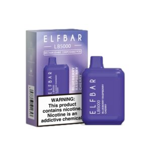 ELF BAR LB5000 Disposable 5000パフ Blueberry Raspberry Cherry