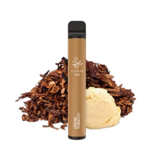 ELF BAR 1500 Disposable Cream Tobacco 1500パフ