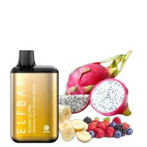 ELF BAR BC5000 Ultra Disposable Dragon Fruit Banana Berry 5000パフ 650mAh
