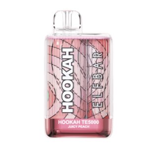 ELF BAR Hookah TE5000 Disposable 5000パフ Juicy Peach