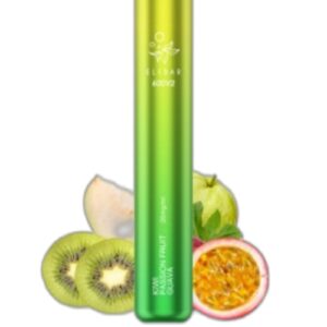 ELF BAR 600V2 Disposable 600パフ Kiwi Passion Fruit Guava 550mAh