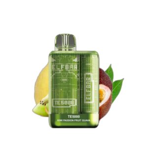 ELF BAR TE5000 Disposable Kiwi Passionfruit Guava 5000パフ