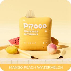 ELF BAR PI7000 Disposable Mango Peach Watermelon 7000パフ