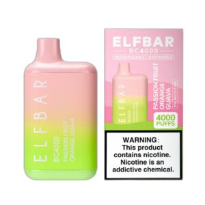 ELF BAR BC4000 Disposable 4000パフ Passion Fruit Orange Guava 650mAh