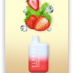 ELF BAR BC2000 Disposable 2000パフ Strawberry Ice