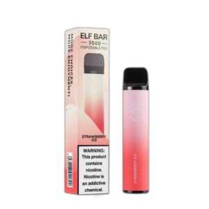 ELF BAR 3500 Disposable 3500パフ Strawberry Ice