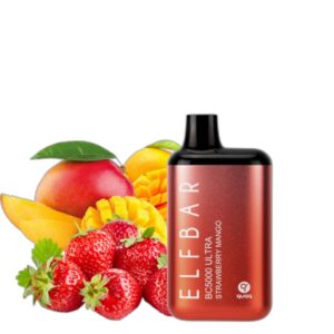ELF BAR BC5000 Ultra Disposable 5000パフ Strawberry Mango 13ml